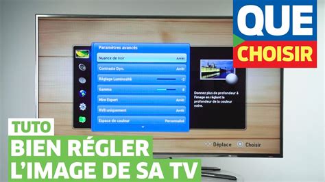 canal régler qualité tv